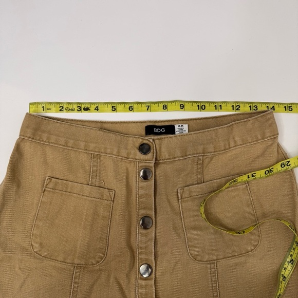 Urban Outfitters BDG Khaki Button-front Skirt Size Medium - Picture 9 of 11